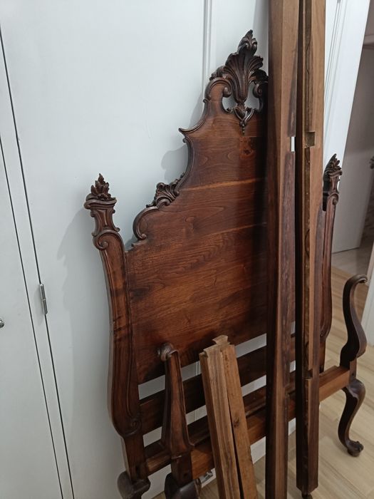 Camas D. José em castanho