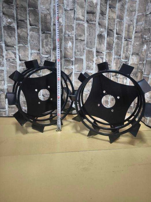 Грунтозачепи, залізні колеса до мотоблока 400\150