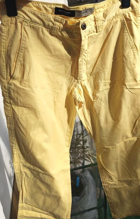 Dockers żółte chinosy