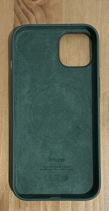 Apple silicone capa iPhone 13 verde