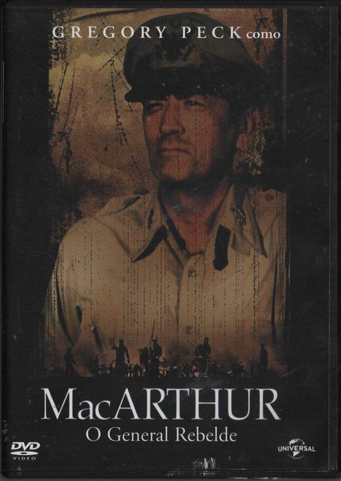 Dvd MacArthur, O General Rebelde - guerra - Gregory Peck