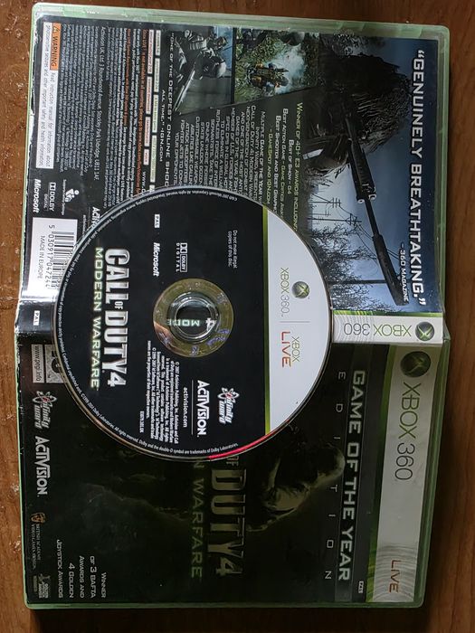 Call of duty modern warfare 2007 | xbox 360 | płyta 100% sprawna | Komplet!