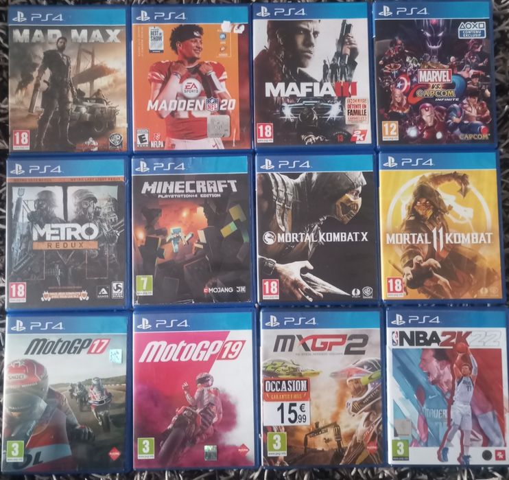 Jogos PlayStation 4 - Preços na Descrição