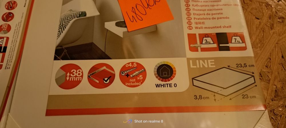 Półki ścienne różne rodzaje