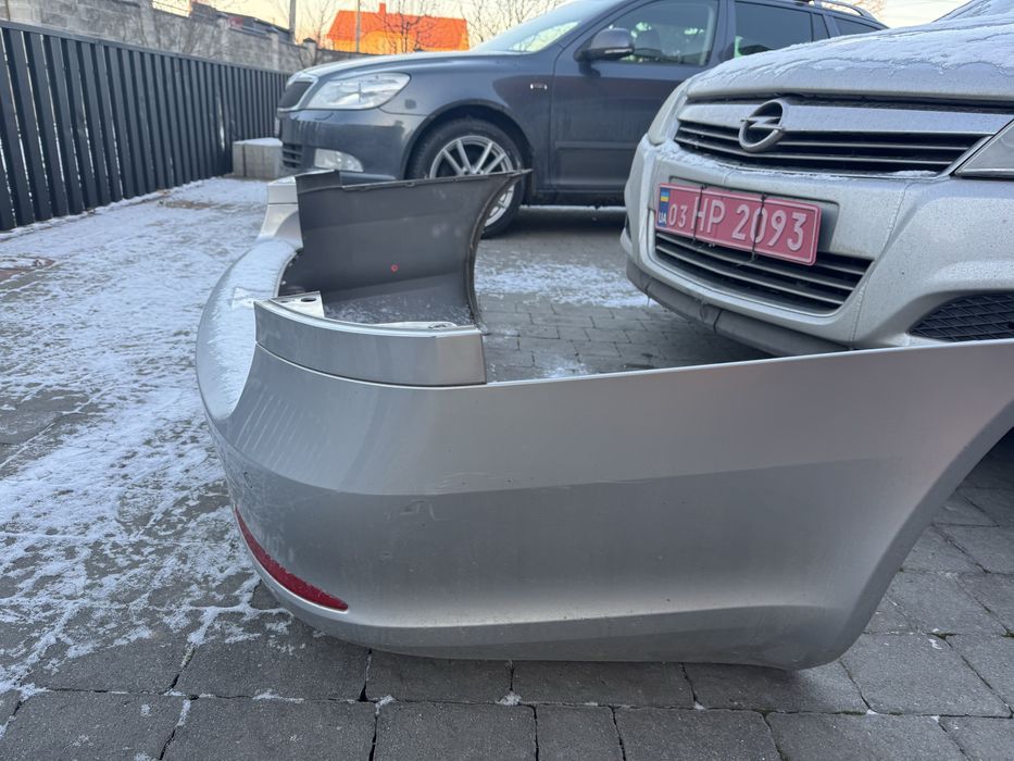 Бампер Octavia A5 skoda задній сірий