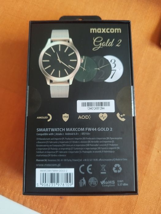 Zegarek damski Smartwatch MaxCom WF44 Gold 2