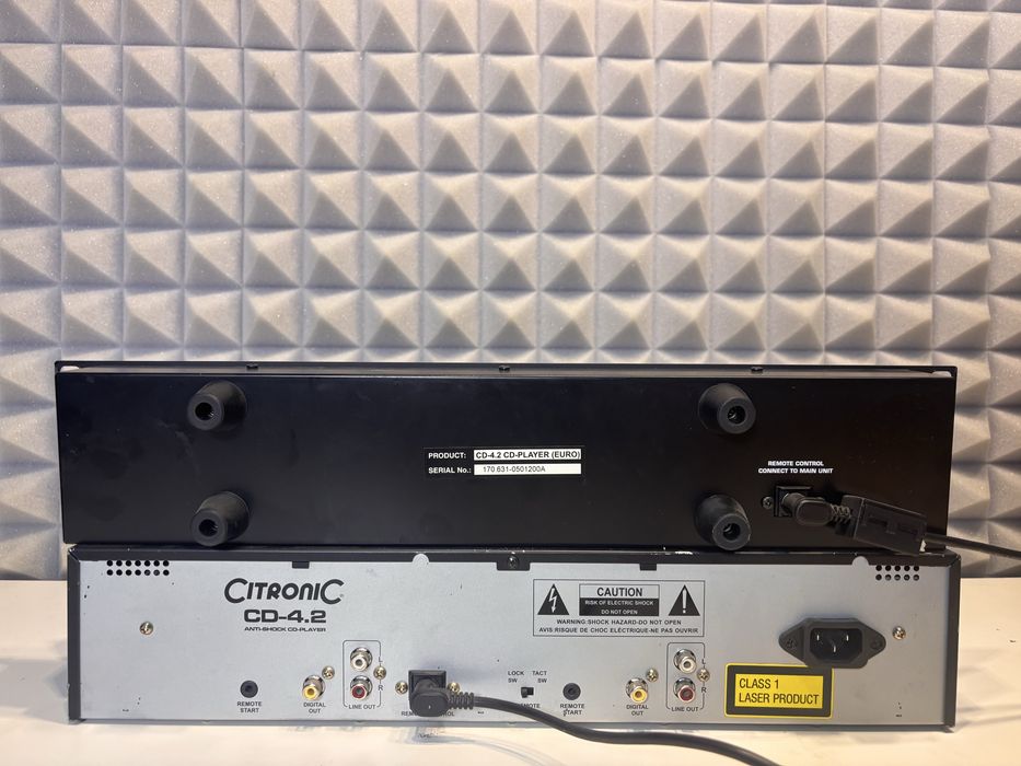 Odtwarzacz CD Citronic CD 4.2 + Panel Sterujący