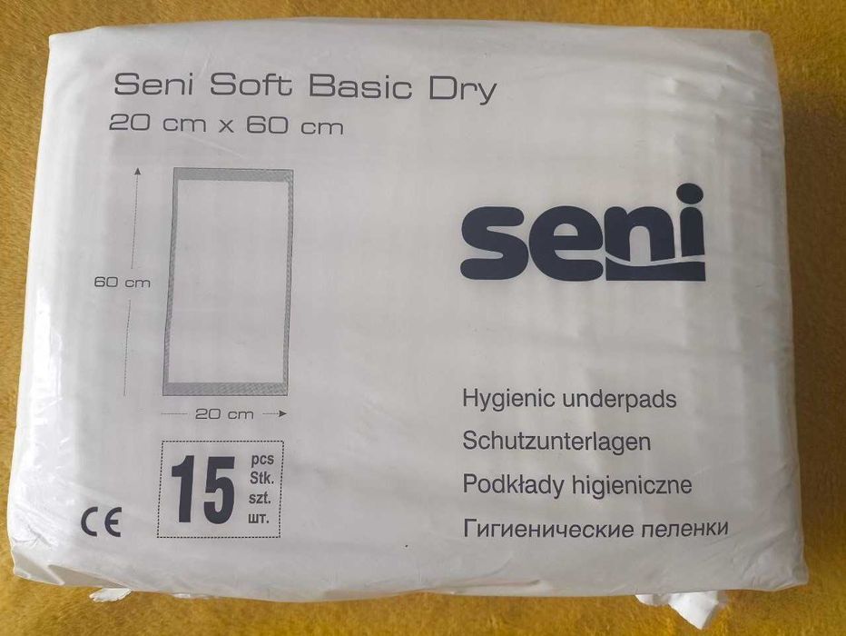 Пеленки пелюшки поглинаючі Seni Giggles 60x90см (30шт)
