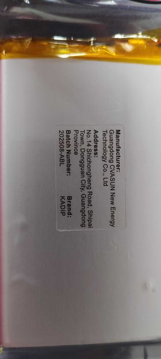 Baterias de Litio para dispositivos electrónicos