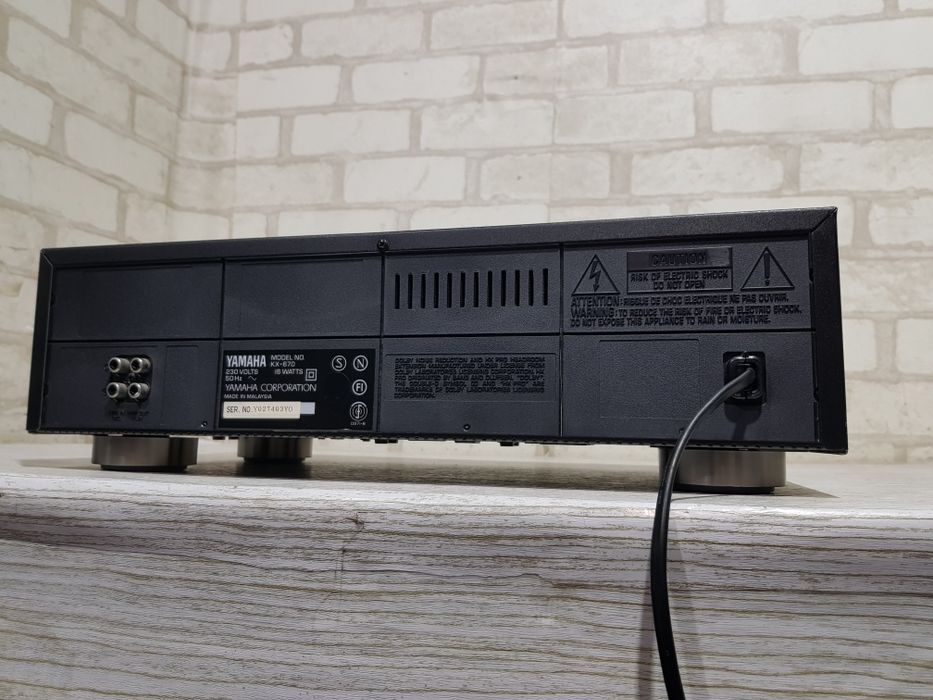 ТОР! 3-HEAD Стерео касетна дека YAMAHA KX-670, Play Trim, б/у з Німеччини