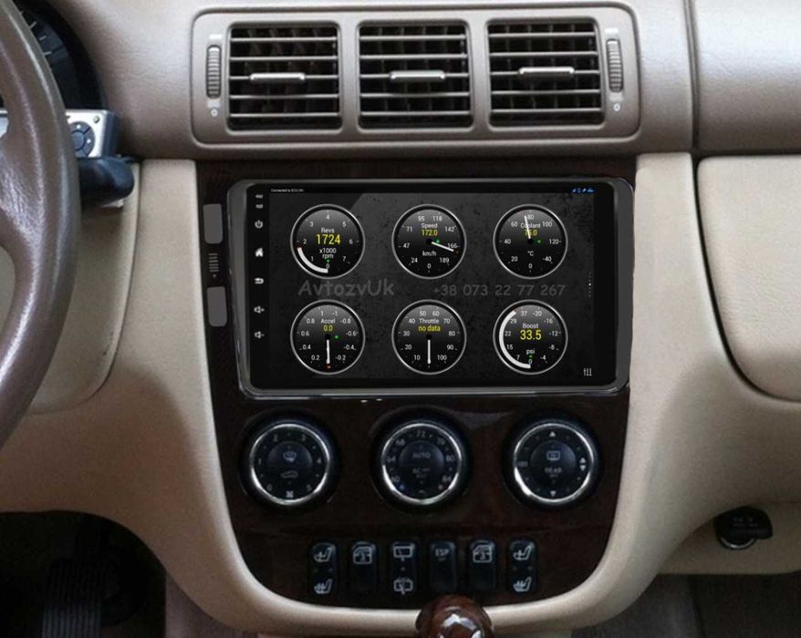 Магнитола w163 w251 R320 w210 w140 w124 Mercedes Benz ML 320 Android