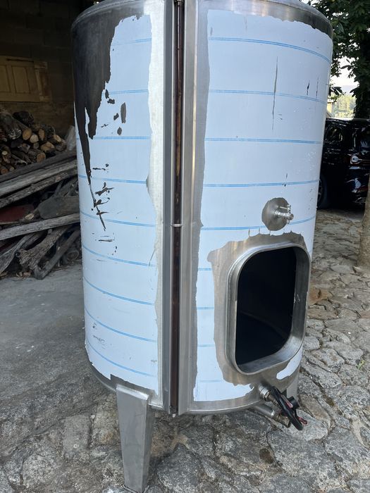 Cuba inox para vinho