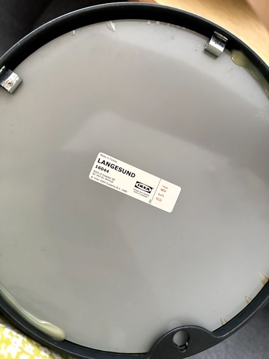 Espelho LANGESUND -25 cm de diâmetro Ikea preto