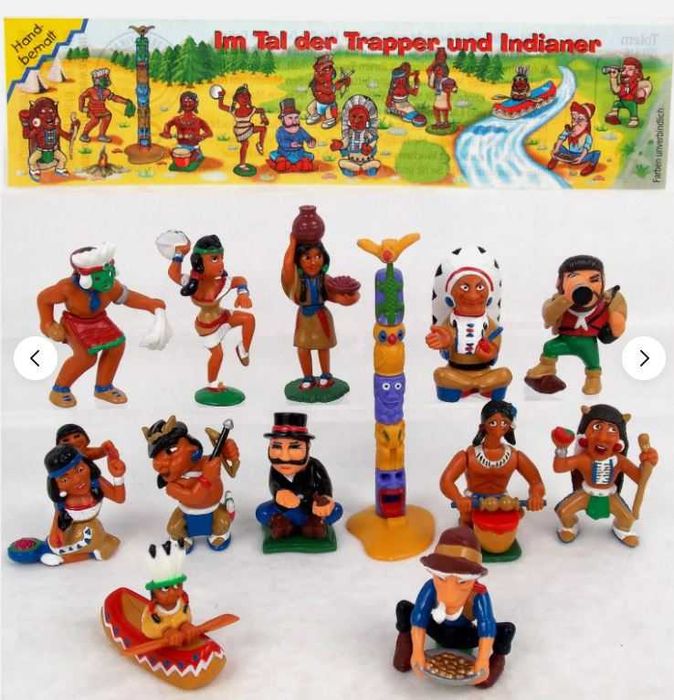 Indianie figurki Kinder niespodzianka