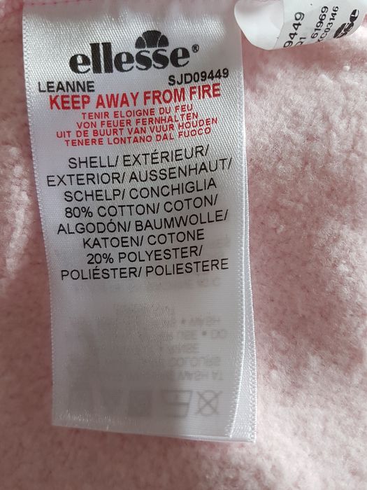 Bluza jak nowa Ellesse jasnoróżowa, r. S