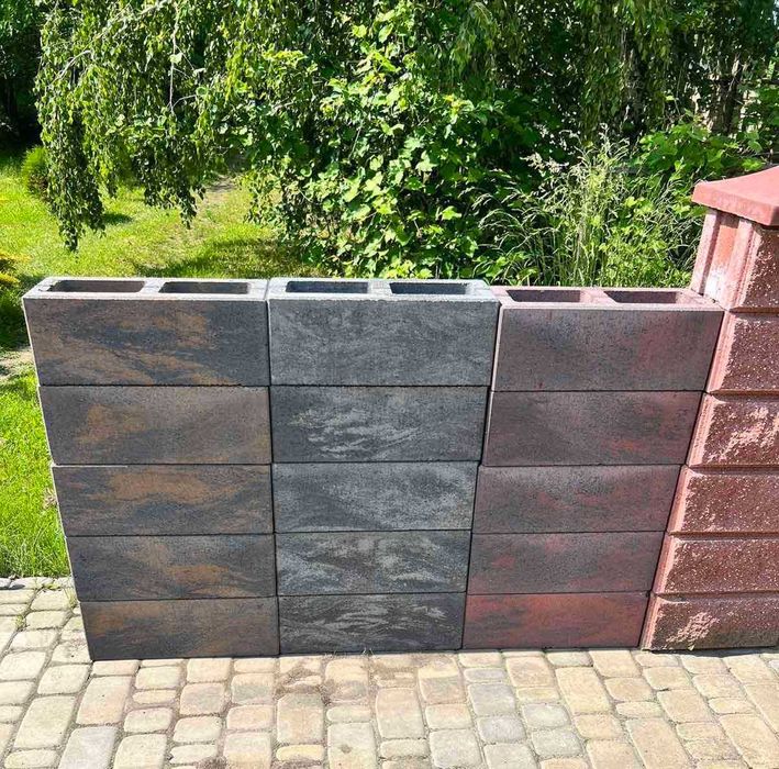 Блок для забору, блоки парканні, блок рваний, рваний камінь