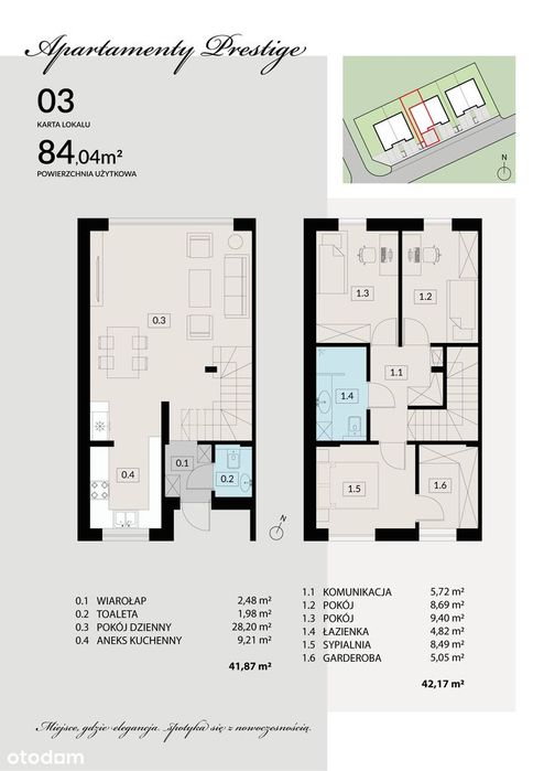 Dobrzyca Apartamenty  ul. Mierosławskiego mieszkania 84m2