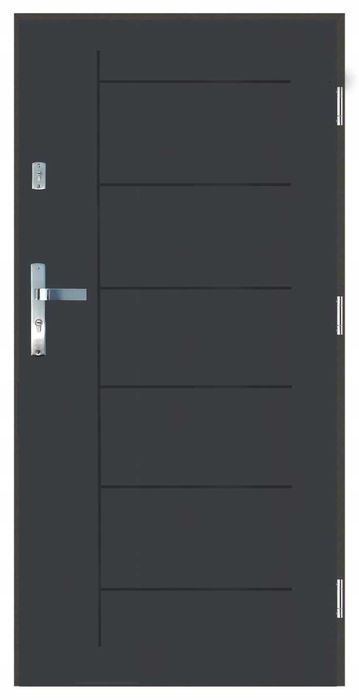 Drzwi wejściowe do domu/mieszkania 55 mm LT-41 4 kolory 80/90 p lub l
