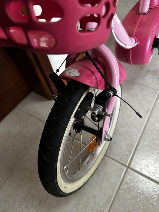 Bicicleta menina unicórnio c/rodinhas