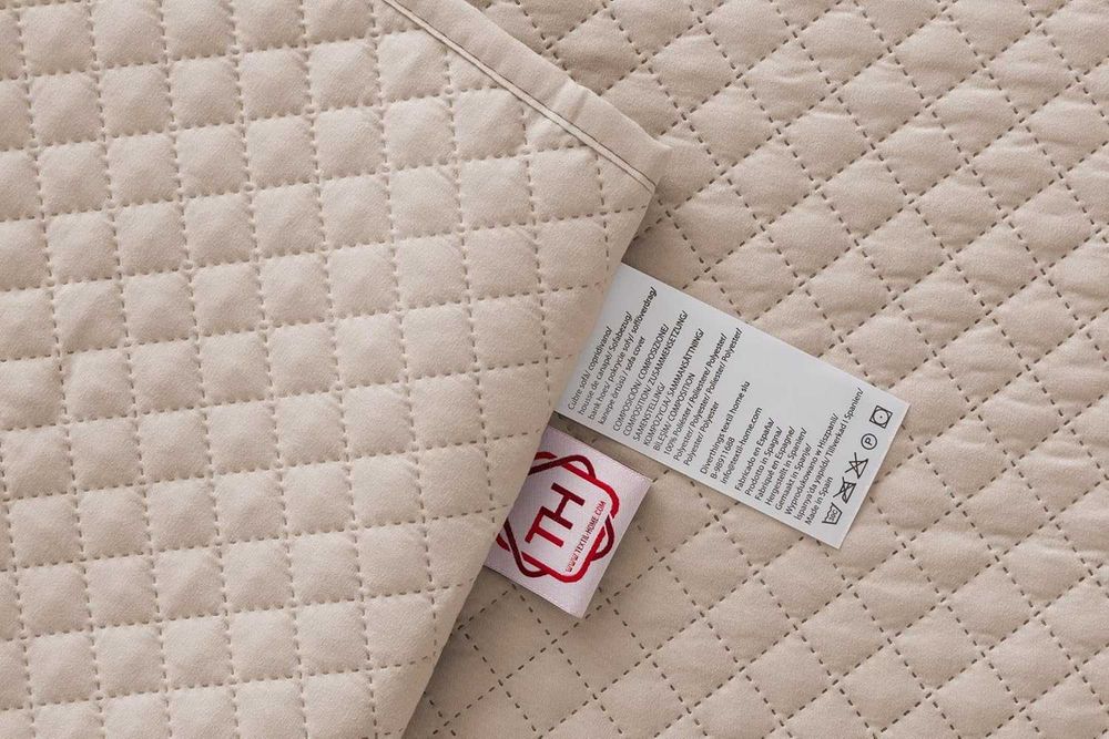 Textilhome – Ochronny pokrowiec na sofę 2-osobową, 110 cm, beżowy