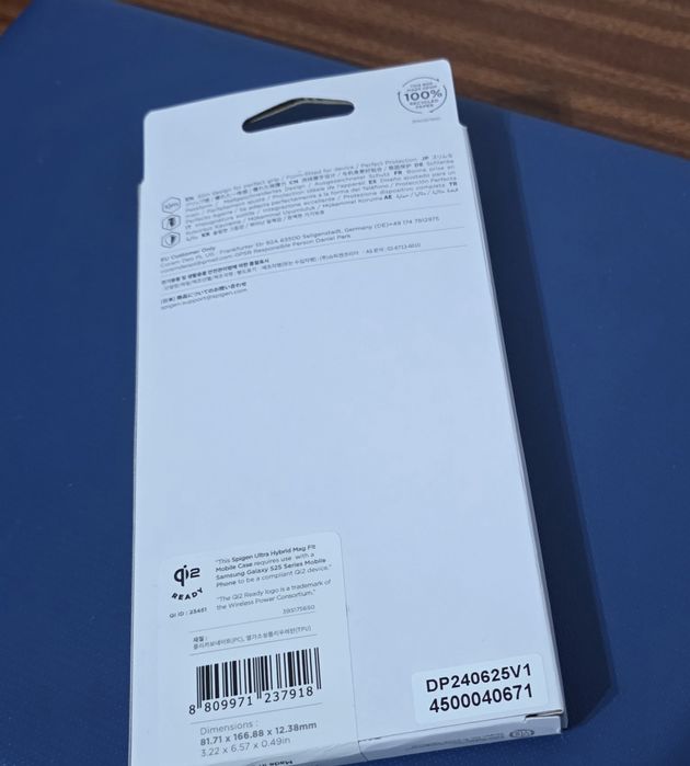 Capa Spigen Galaxy S25 Ultra Preto translúcido