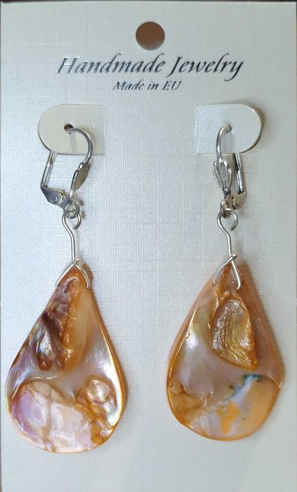 Kolczyki z masy perłowej