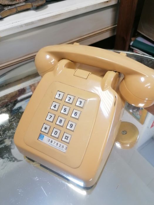 Telefone de teclas Bege