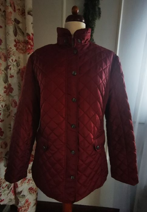 Kurtka pikowana, bordowa