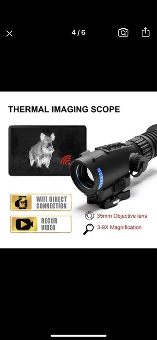 Продам GOYOJO GRL335 — тепловізійний приціл 384×288, 35 мм, 4–16×, НОВИЙ