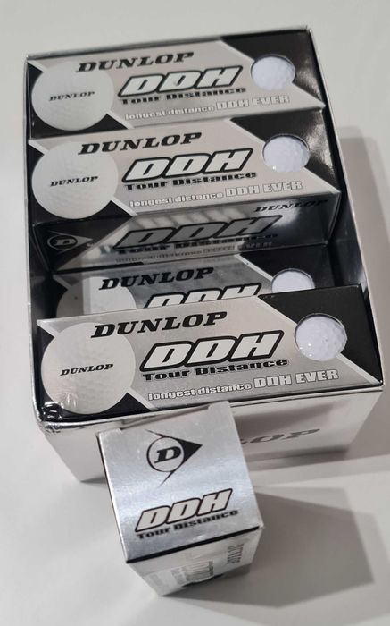 Bolas de Golfe Dunlop DDH Tour Distance - 24 bolas - Novas