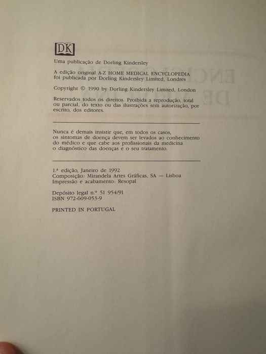 Enciclopédia de Medicina 2 volumes