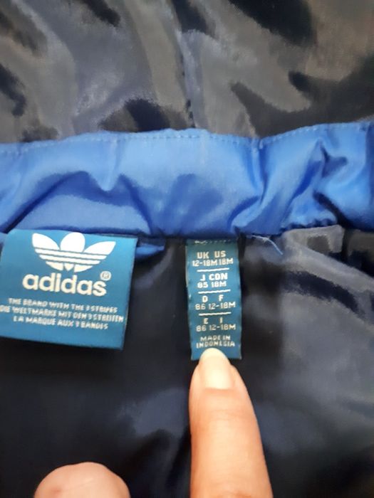 Продам пуховик Adidas 86 рост