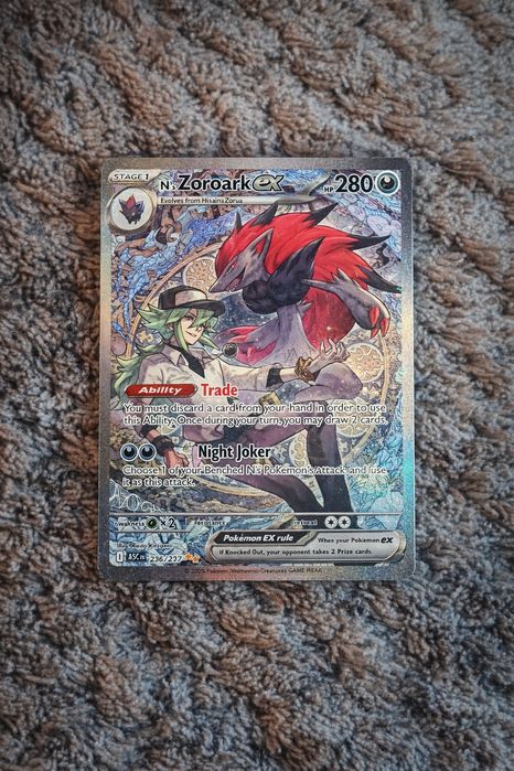 Karta Pokémon    N's Zoroak EX 286/217