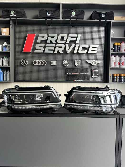 Фари фара Full LED VW Tiguan 2 18-20р.заміна галогену фішка в фішку