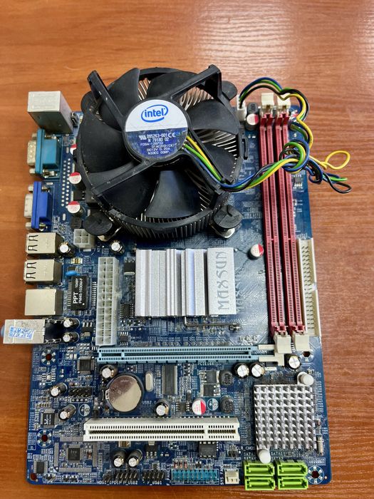 Комплект Xeon L5410 материнка MAXSUN ddr3 оперативка