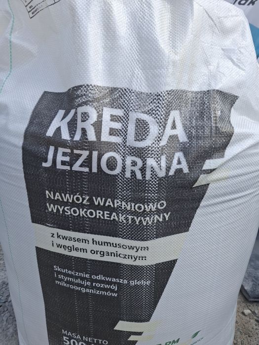 Wapno granulowane kredowe/magnezowe Czarna kreda  jeziorna