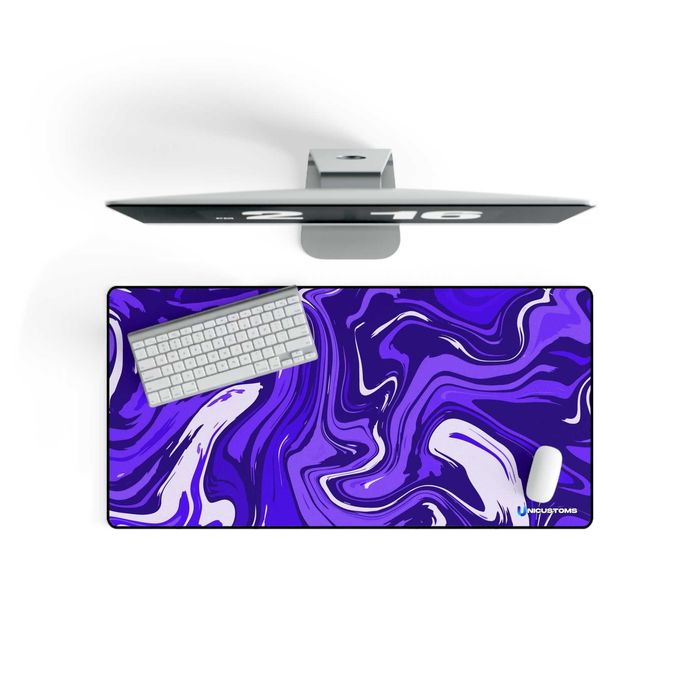 Mousepad XXL ( Roxo/Branco ) ( 80cm x 40 cm )
