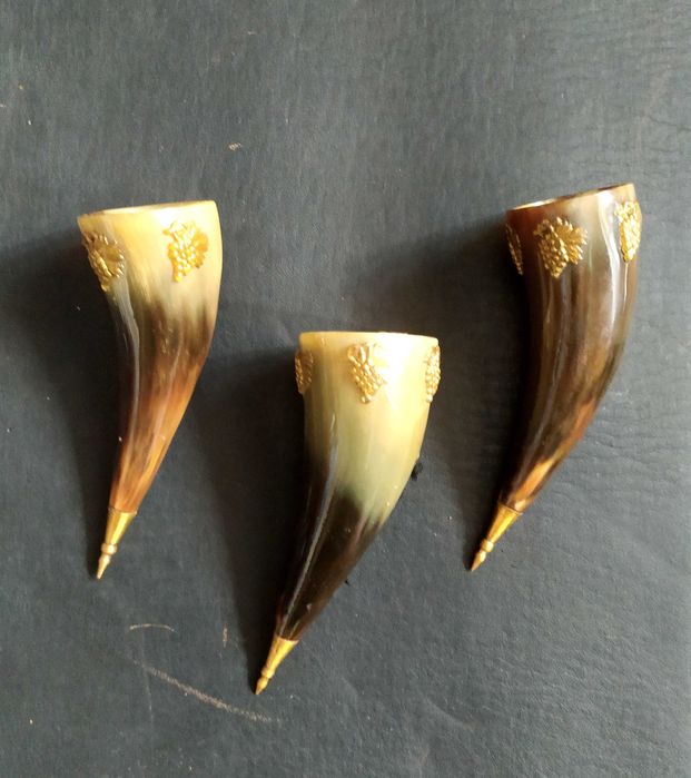 Набор охотника-рыбака, рог для питья ритон " На троих", ручной роботы