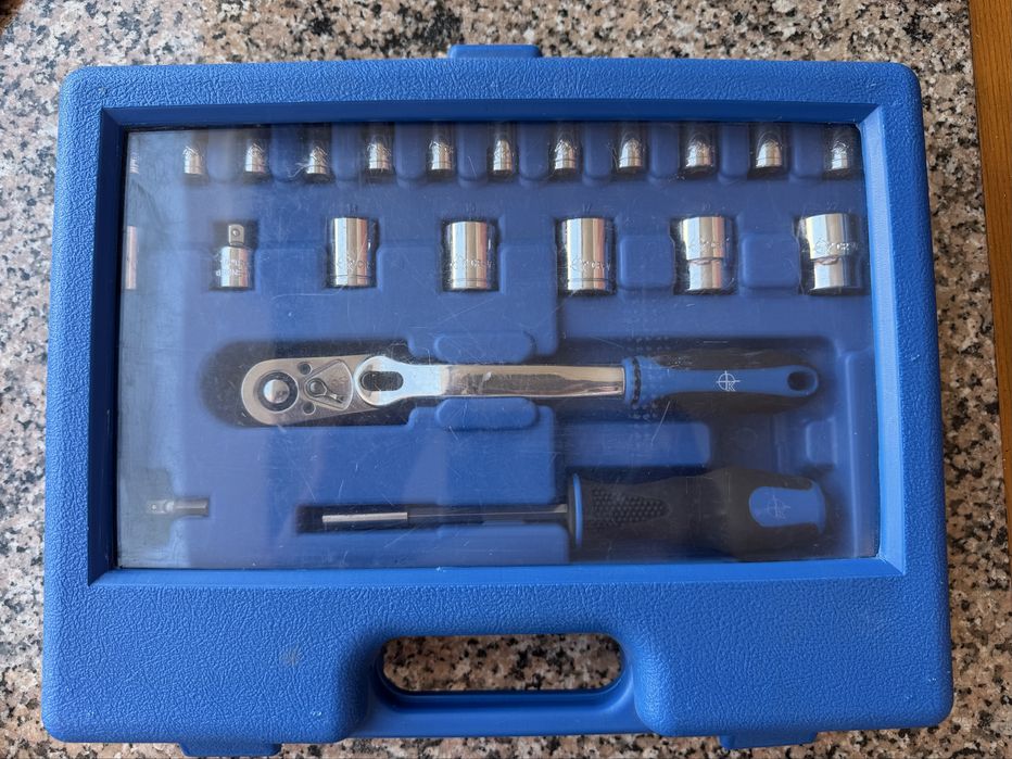 Mala de chaves de caixa com roquete