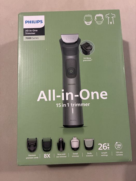 Nowy trymer Philips All-in-One 15 in 1 MG7935/15, 2 lata gwarancji