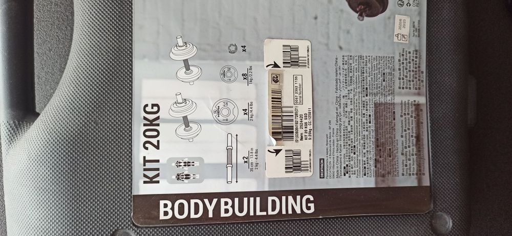 Kit halteres 20 kgs