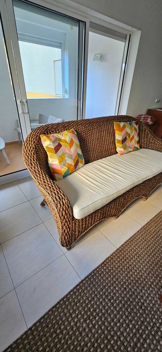 Conjunto de Sofas de Corda / Vime