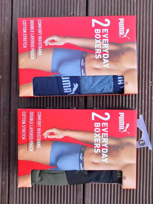 4 x Bokserki Męskie Puma rozm.L