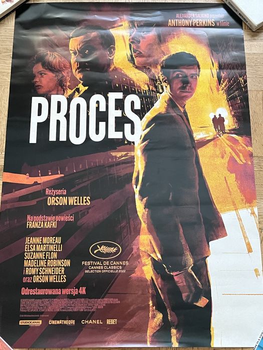 plakat do filmu Proces reż. O. Welles