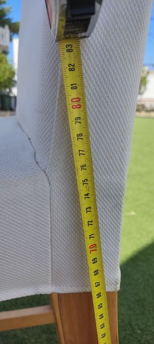 Cadeira alta banco alto com encosto henriksdal nova usada no máximo 3x