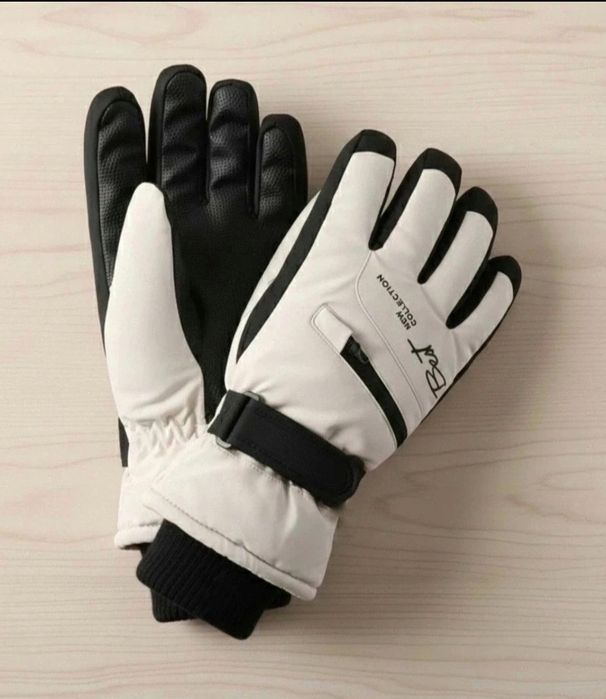 Rękawiczki z kieszonką damskie rękawice sportowe M/L dotykowe na narty