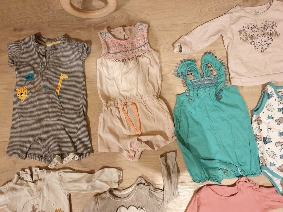 20szt. paka ubrań r. 80 dla dziewczynki, wiosna, Cool Club Baby Gap