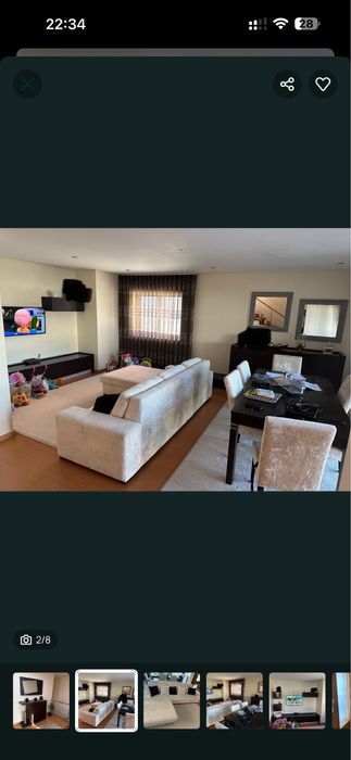 Mobília impecável para quarto, sala de jantar/estar e 3 Halls - OPORT.