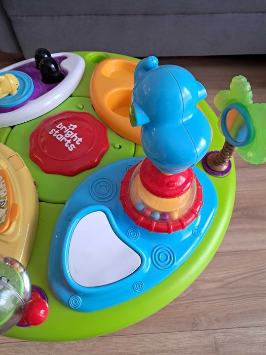 Chodzik edukacyjny Bright Stars Stolik z krzesełkiem 3w1