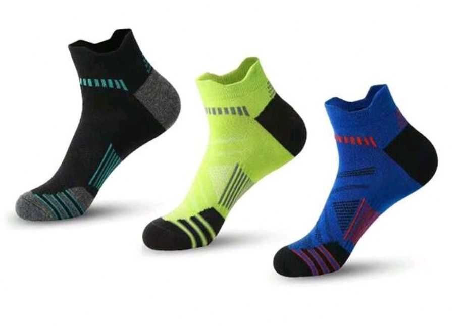Skarpetki za kostki do biegania color mix 3 pary 38-44